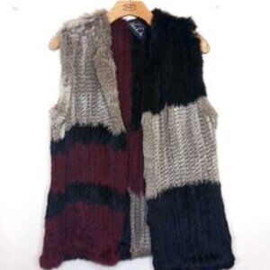 Shahchi Rabbit Fur Vest